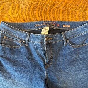 Faded Glory Jeans Women's Size 10 Ultimate Skinny Jeans Cotton Blend Mach. Wash